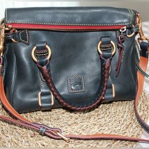 Dooney and Bourke Micro Satchel Navy NWT
